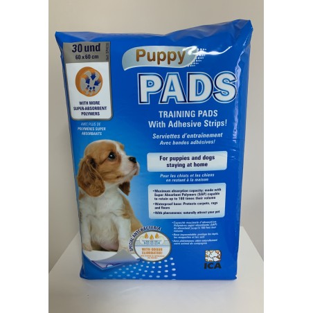 Paños de adiestramiento Puppy Pads Adhesivos 30 und