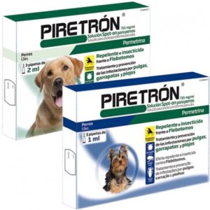 desparasitantes piretron para perros en pipeta