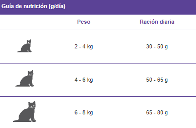 Guía nutricional gatos esterilizados