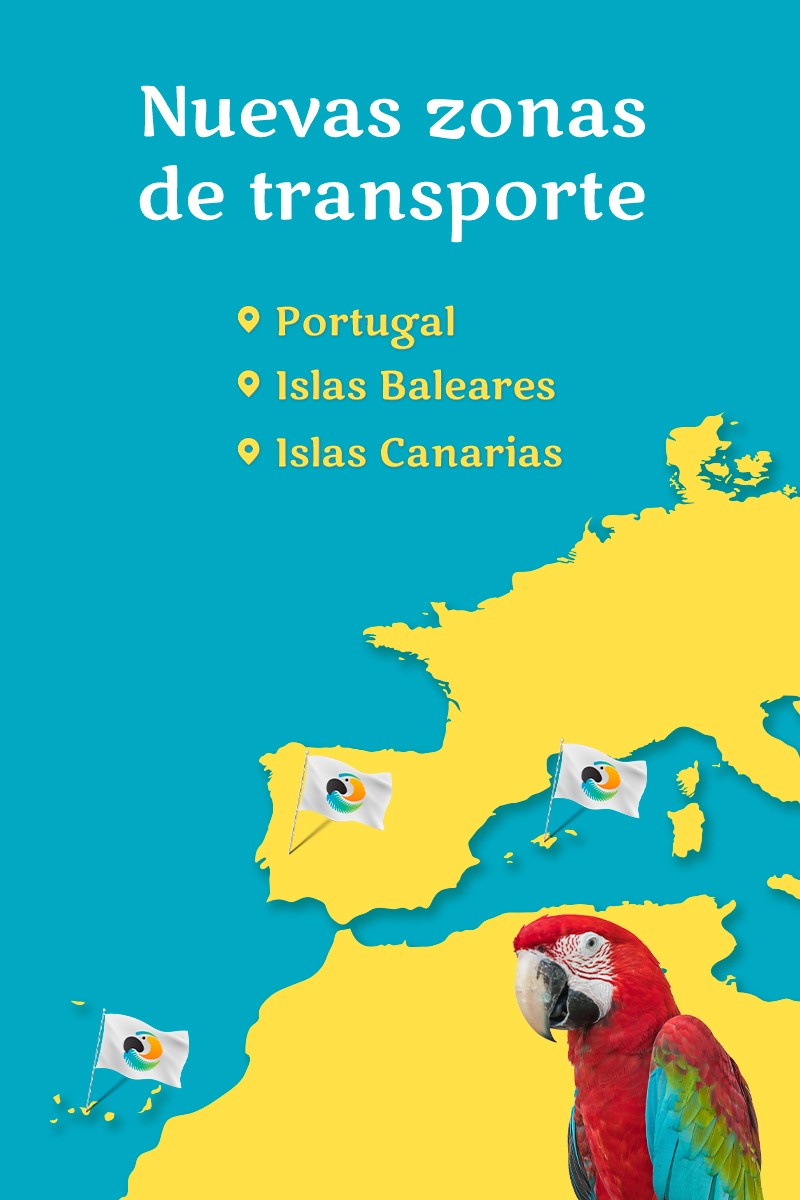 Nuevas localizaciones: Portugal, Baleares y Canarias