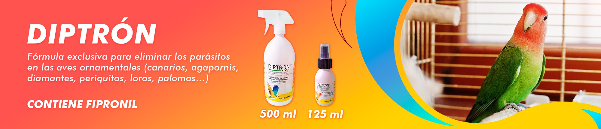 Diptron, solución anti ácaros para aves ornamentales